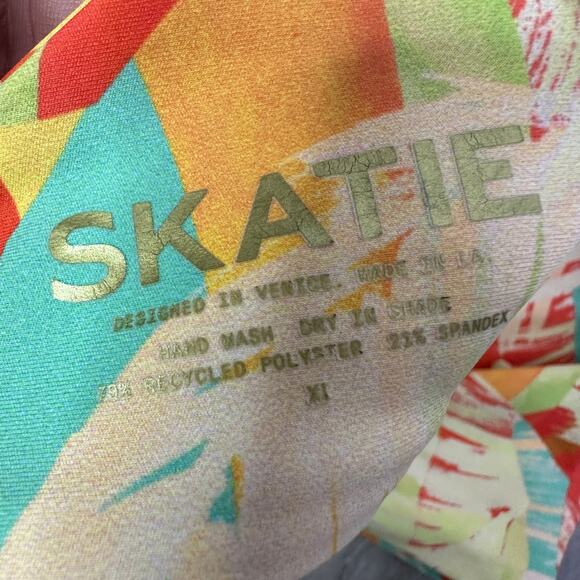 Skatie Sunset Bikini Set Sophie Top Vera bottoms Size XL - Picture 3 of 10